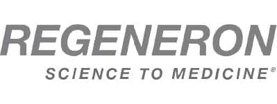 Regeneron logo, client of Motifmotion for corporate training video solutions