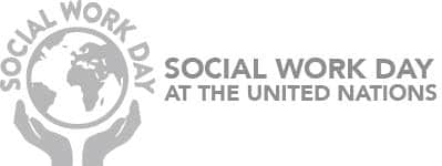 Social Work Day at the United Nations logo, client of Motifmotion 