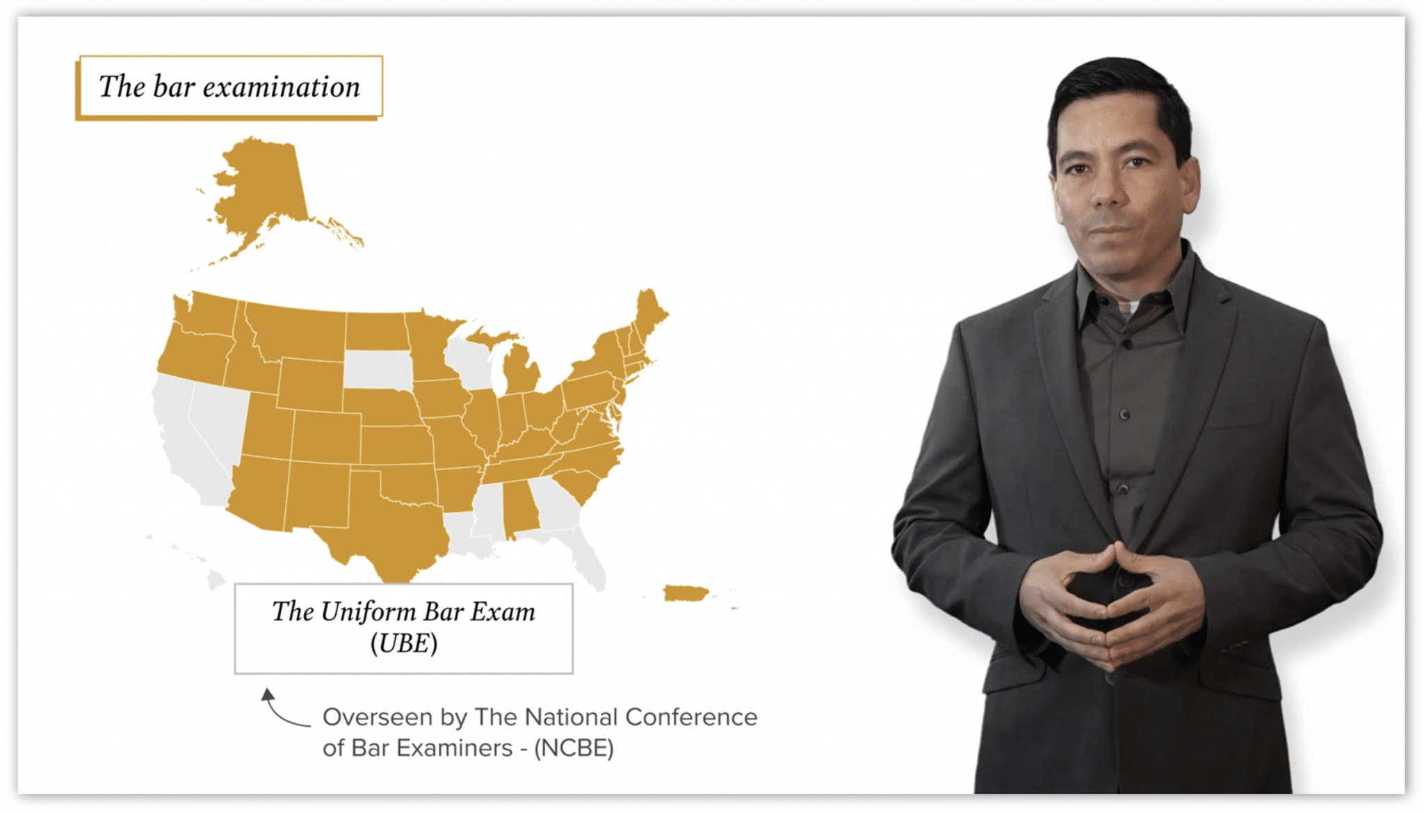 Presenter-led training video format